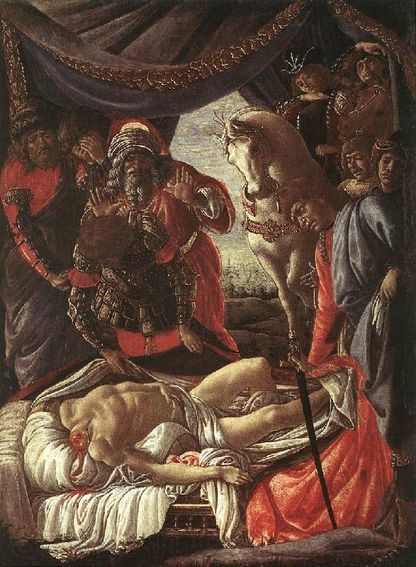 BOTTICELLI, Sandro The Discovery of the Murder of Holophernes bfg Spain oil painting art